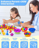 Counting Dinosaurs Montessori Toys for 3 4 5 Years Old Boys Girls, Preschool Learning Activities Kindergarten Educational Sensory Toys Gifts for Kids Toddlers Ages 3-5, 4-8 by TinyTreasures Baby Boutique