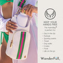 WanderFull® Original HydroBag® Collection, Water Bottle Holder w/Strap & Phone Pocket, Hands-Free Crossbody Water Bottle Bag by TinyTreasures Baby Boutique