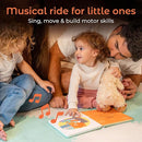 Calis Books The Wheels on The Bus Book | New Rechargeable Musical Book, No More Batteries | Books for 1 Year Old | Wheels on The Bus Toy | Musical Book for Toddlers 1-3 | Musical Toy for Toddlers by TinyTreasures Baby Boutique