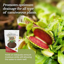 Professional Carnivorous Plant Soil | Large 2.2 Quarts Ready to Use for Venus Flytraps, Sundews, Pitcher Plants, Butterworts | Peat Moss, Coco Coir, Perlite, Dolomite | Made in USA by GreenHaven Gardens
