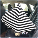 Car Seat Covers High Stretchy- Carseat Canopy for Babies, Multi- use Breastfeeding Covers, Baby Shower Gifts for Boys and Girls by TinyTreasures Baby Boutique