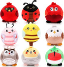 Libima 9 Pcs Mini Stuffed Animals Keychains 3.15 Inch Small Plush Cute Ornaments Bulk Toys for Baby Shower Birthday Party Decors Gift Bags Fillers Halloween Christmas Basket Stuffers(Flying Animals) by TinyTreasures Baby Boutique