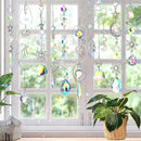 Maitys 9 Pcs 6 Pcs Crystal Suncatcher Sun Catchers Indoor Window Hanging Sun Catchers with Light Catcher with Prisms and Agate Slices for Indoor Outdoor Home Garden Wedding Decor (Elegant) by GreenHaven Gardens
