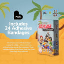 BioSwiss Bandages, Pirate Shaped Self Adhesive Bandage, Latex Free Sterile Wound Care, Fun First Aid Kit Supplies for Kids and Adults, 24 Count by TinyTreasures Baby Boutique