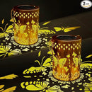 Solar Lanterns Outdoor Waterproof Butterfly Garden Decor Lantern Birthday Gifts for Women Mom Grandma, Hanging Lights Metal Decoration Outside for Yard, Patio, Backyard, Porch by GreenHaven Gardens