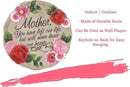 Spoontiques - Garden Decor - Mother Left Our Life but Never Hearts - Decorative Stone for Garden by CozyNest Decor