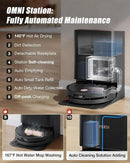 Yeedi S16 Plus Robot Vacuum & Mop with Automatic Omni Station, Blast 16,600Pa Suction, OZMO Roller Self-Wash Mopping, ZeroTangle 3.0, Triple Lift Floor Lift, AI-Powered Navigation and Mapping by CozyNest Decor