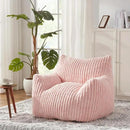 Giant Bean Bag Chairs for Adults with Filling Plush Fluffy Bean Bag Chairs for Teens with Armrests Comfy BeanBag Lazy Couch Sofa Chair for Bedroom Living Room Reading by CozyNest Decor