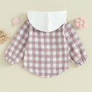 Douhoow Toddler Baby Plaid Jacket Baby Boy GIrl Flannel Hoodies Zip Up Hooded Fall Winter Outerwear Coat by TinyTreasures Baby Boutique
