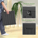 50 Gallon Resin Deck Box, Lockable Outdoor Storage Box for Patio Cushions Storage Furniture,Garden Tools, Pool Supplies, Weatherproof and UV Resistant（Black） by GreenHaven Gardens