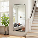 Bathroom Mirror 60" x 30", Large Rectangle Wall Mirror, Black Metal Frame Wall Mounted Mirrors for Bathroom, Vanity, Bedroom, Entryway Decor(Horizontal/Vertical) by CozyNest Decor