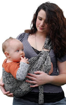 Lite-on-Shoulder Baby Sling Ergonomic, 100% Cotton, Adjustable Baby Carrier by TinyTreasures Baby Boutique