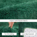 Ultra Soft Area Rug, Fluffy 8x10 Green Rugs for Living Room, Plush Area Rugs for Bedroom, Non-Slip Indoor Carpet for Nursery, Study Room, Kids Room, Room Decor by TinyTreasures Baby Boutique