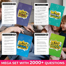 QUOKKA Who Knows Better? - Set 4 in 1 - Family Card Trivia Game | Fun Learning & Educational Questions for Families | Suitable for Boys & Girls by TinyTreasures Baby Boutique