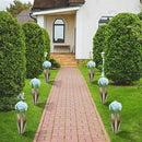 Large Metal Agave Plant, 2 Pack Big Tequila Rustic Sculpture witn Hydrangea, Rustic Metal Agave Plants Garden Lawn Home Ornaments, for Yard Stakes, Garden Figurines, Outdoor Patio (2 Blue Hydrangea) by GreenHaven Gardens