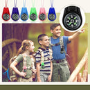 Compass for Kids Hiking and Survival Small Mini Pocket Compasses Keychain Lanyard Boy Scout Party Favor Toy Set, Bulk by TinyTreasures Baby Boutique