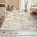Area Rug for Living Room: 4x6 Washable Neutral Abstract Modern Soft Rugs Non Slip Indoor Floor Stain Resistant Carpet for Bedroom Dining Room Office Nursery - Golden Brown by TinyTreasures Baby Boutique