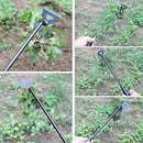 Weed Removal Tool, 2025 New Garden Weeding Tools Manganese Steel Hand Weeder Tool with Handle, 5 Teethes Dual Purpose Manual Weeders Tool Weed Pulling Tool for Garden (Black) by GreenHaven Gardens