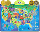 BEST LEARNING i-Poster My USA Interactive Map - Educational Talking Toy for Kids of Ages 5 to 12 Years Old by TinyTreasures Baby Boutique
