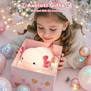 Axolotl Lamp,Cute Axolotl Night Light,Dimmable Silicone Animal Nursery Night Light,Adorable Rechargeable Squishy Novelty Bedside Touch Lamp,Baby Room Decor, Axolotl Gifts for Kids/Girls by TinyTreasures Baby Boutique