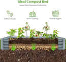 Land Guard 6×3×1ft Galvanized Raised Garden Bed Kit for Vegetables, Galvanized Large Metal Planter Raised Garden Boxes Outdoor(Modern Grey)… by GreenHaven Gardens