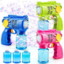 TOY Life 3 Pack Bubble Guns for Kids, Automatic Bubble Blower, Leakproof & Lightweight, Outdoor Summer Toys for Beach Travel, Easter Basket Stuffer, Party Favor, Birthday Gift for Toddlers Boys Girls by TinyTreasures Baby Boutique
