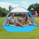 Gorich Beach Tent Sun Shelter for 3/4-5/6-7/8-10 Person with UPF 50＋ UV Protection, Lightweight & Easy Setup Beach Shade Canopy, Portable Beach Shade Tent Beach Cabana by TinyTreasures Baby Boutique