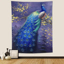yowecso Peacock Tapestry - Purple Peacock Wall Hanging for Bedroom, Living Room & Dorm - Aesthetic Wall Decor - 60"x90" by CozyNest Decor