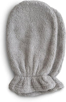 mushie Baby Bath Mitt | Organic Cotton | Pack of 2 (Gray) by TinyTreasures Baby Boutique
