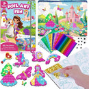 homicozy Art & Craft Activity for Kids-Foil Fun Unicorn & Princesses,No Mess Art Crafts for Girls,DIY Foil Foam Stickers,Creative Activity Kits,Kids Travel Toys,Gifts for Girls & Boys Ages 4-10 by TinyTreasures Baby Boutique
