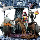 Tim Burton's The Nightmare Before Christmas Rotating Musical Carousel Sculpture: Lights Up by CozyNest Decor