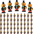 50 Pcs Halloween Mini Figurines Tiny Pumpkin Figures to Hide and Seek Rubber Wizard Miniatures Ornaments Gifts for Halloween Party Favors Table Decorations(Pumpkin) by CozyNest Decor