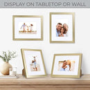Sheffield Home 4 Piece Gallery Wall Frame Set, 8x10 Inch, Gold by CozyNest Decor
