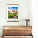 StudioUBILA Houston Wall Art Poster, Decorative Cityscape Landscape Art Prints, Home Decor Wall Art Print for Bedroom Living Room Kitchen Decorations, Unframed by CozyNest Decor