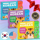 New! Learn Korean for Kids, Momo Learns Korean Vol. 2, Bilingual Korean Baby Book for Kids, Babies & Toddlers 1-3, Kids Board Book w/ Hangul, First Words & Songs, Language Toy for Preschoolers 0-3 by TinyTreasures Baby Boutique
