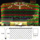 JXLEDAYY Christmas Net Lights Outdoor Decorations 3M*2M Mesh Lights Fairy String Lights Plug in with Timer Waterproof for Outside Bush Window Wall Patio Party Decor (Red ＆ Green, 200 LED 3M*2M) by GreenHaven Gardens