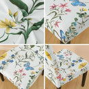 JQinHome Pattern Chair Covers for Dining Room Set of 4, High Stretch Removable Washable Parsons Chair Slipcover for Home Party Hotel Wedding Ceremony (Flowering Butterflies,4PCS) by CozyNest Decor