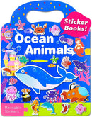 Benresive Reusable Sticker Books for Kids 2-4, Sticker Books for Toddlers 1-3 2-4, Toddler Travel Toys Activities Crafts Gifts - Ocean by TinyTreasures Baby Boutique