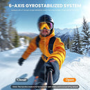 asika 4K Ultra HD Action Camera with Touch Screen-Waterproof Sports Camera,6-Axis Gyro Stabilization,145° Wide-Angle,Loop Recording for Vlogging,Cycling,Motorcycle(Supports Time-Lapse/Pre-Record) by TinyTreasures Baby Boutique