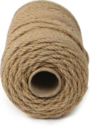 Jute Twine String,328 Feet 5mm Natural Jute Rope,3ply Thin Ribbon Hemp Twine for Gift Wrapping Craft Plant Garden Christmas Handmade Arts Decoration Packing String Home Decor by GreenHaven Gardens