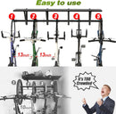 Bike Storage Rack with Shelf, Bike Wall Mount Garage Stand, Bike Hanger Storage Bicycles Hanger Hooks Bike Hooks for Garage Organizer by GreenHaven Gardens