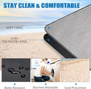 G GOOD GAIN Waterproof Picnic Blanket Portable with Carry Strap for Beach Mat or Family Outdoor Camping Party (Navy Blue) by TinyTreasures Baby Boutique