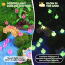 200PCS Mini Resin Animals Cute Rose Pink Tiny Flamingo Ducks Glow in Dark, Miniature Figures to Hide, Small Animal Toys Accessories Bulk for Topper Garden Dollhouse Ornaments DIY Crafts & Decor by GreenHaven Gardens