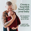 Nalakai Luxury Ring Sling Baby Carrier, Soft Linen Blend Baby Sling, Baby Wrap, Wear Your Little One Close to Your Heart, Comfort, Style by TinyTreasures Baby Boutique