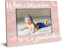 Baby Picture Frame, Ultrasound Picture Frames, When a Baby is Born So is a Grandmother, New Grandmother Gifts First Time 2025, Photo Frame 4x6(pink) by TinyTreasures Baby Boutique