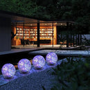 Solar Globe Lights Outdoor Waterproof-Solar Balls-Solar Garden Lights-Solar Orbs for Outside 2 Pack Cracked Glass Ball for Lawn Patio Yard Backyard Decorations, DS-XBQ-1-1-1 by GreenHaven Gardens