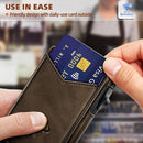 BULLIANT Men Wallet,Money Clip Wallet Slim For Gift Men 9Cards-Metal Credit Card Case in Magnetic Leather Flip by TinyTreasures Baby Boutique