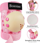 BOSONER Kids/Youth Knee Pad Elbow Pads for Roller Skates Cycling BMX Bike Skateboard Inline Rollerblading, Skating Skatings Scooter Riding Sports by TinyTreasures Baby Boutique