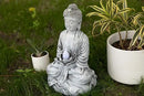 VP Home Buddha Statue for Home and Outdoor Decor, Solar Powered Flickering LED Garden Light, Zen Meditation, Spiritual Room Decor (Zen Buddha) by GreenHaven Gardens