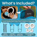 Puro Sound Labs BT2200 Plus Kids Bluetooth Headphones – Volume-Limiting 85dB, Studio-Grade Audio, Over-Ear & Comfy Design, 20-Hour Battery Life, Easy to Connect Wireless Headphones for Kids, Teal by TinyTreasures Baby Boutique